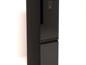 холодильник чорний 3D Модель