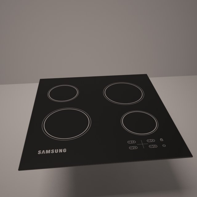 cooker samsung 3D Model .c4d .max .obj .3ds .fbx .stl .blend 