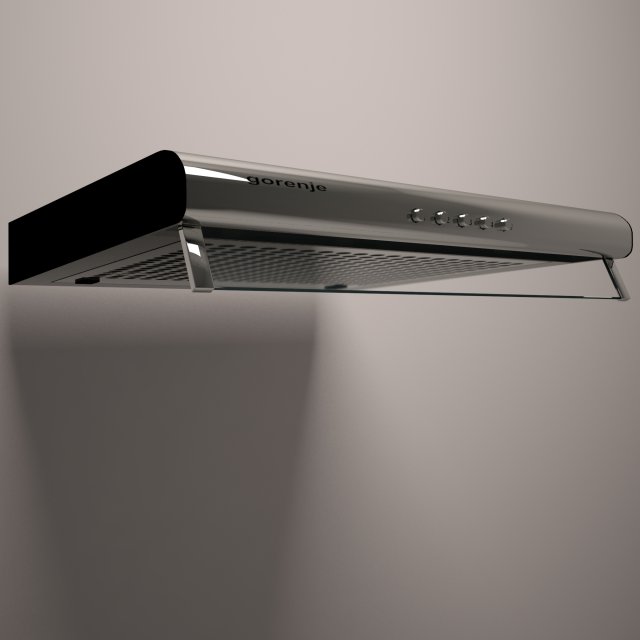 kitchen hood gorenje 3Dモデル .c4d .max .obj .3ds .fbx .stl .blend 
