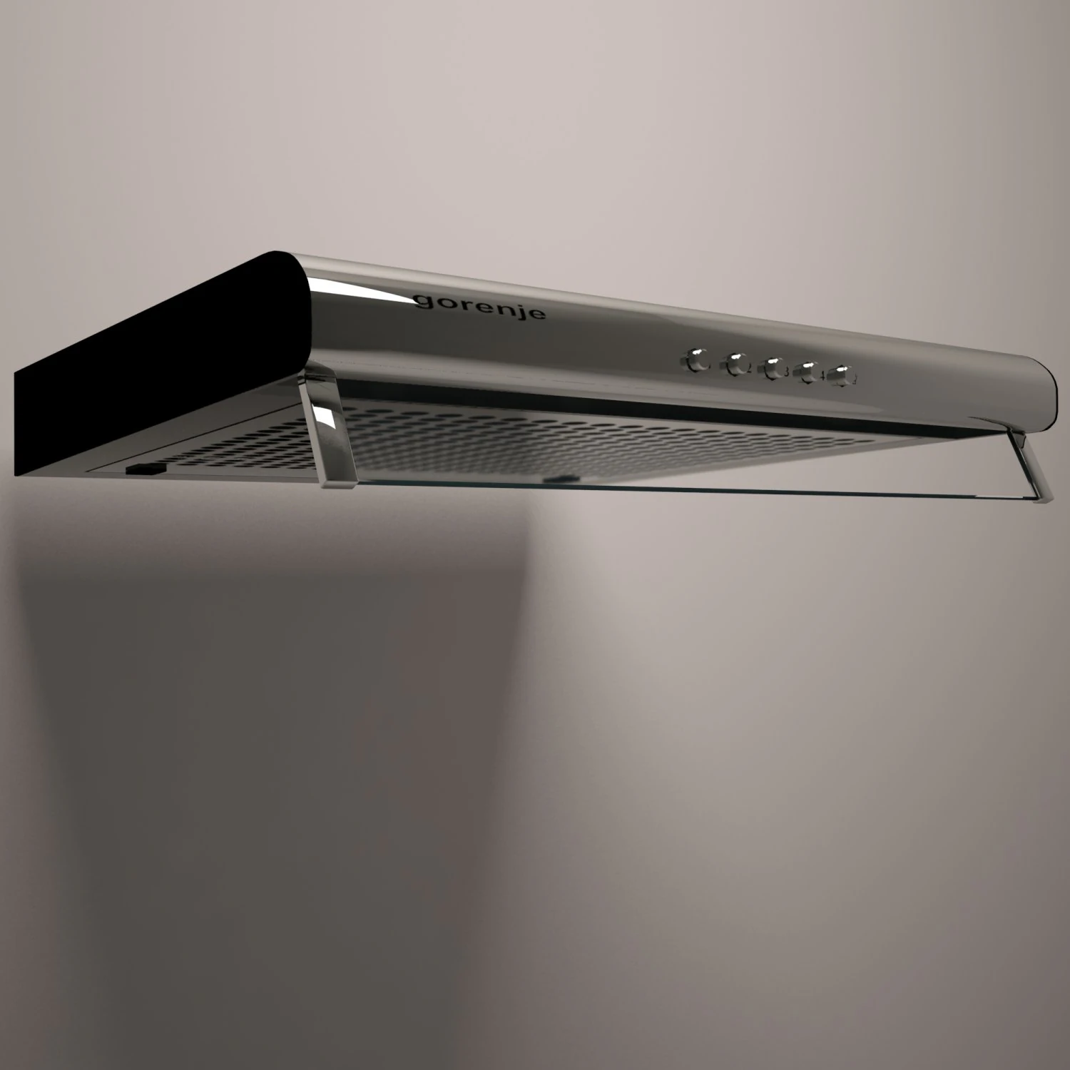 kitchen hood gorenje 3D Model .c4d .max .obj .3ds .fbx .stl .blend 