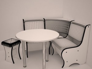 kitchen table 3Dモデル