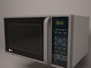microwave lg 3D-Modell