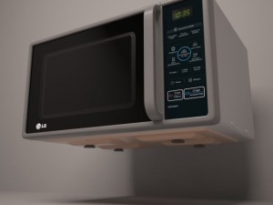 microwave lg 3D 模型