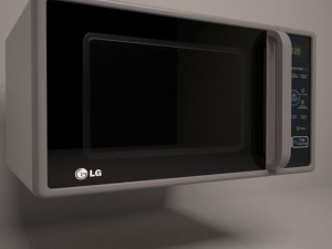 microwave lg 3D 模型
