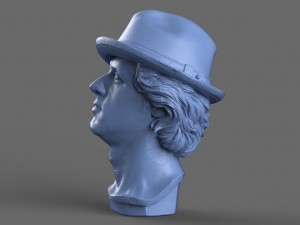 rocky balboa bust 3D मॉडल