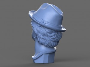 rocky balboa bust 3D मॉडल