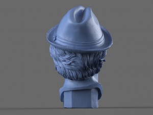 rocky balboa bust 3D मॉडल