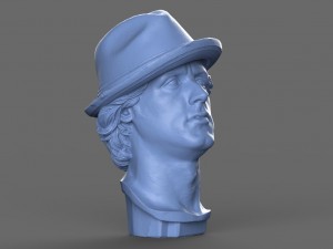 rocky balboa bust 3D मॉडल