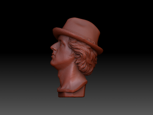 rocky balboa bust 3D मॉडल