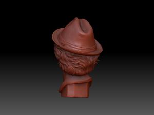 rocky balboa bust 3D मॉडल
