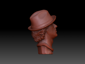 rocky balboa bust 3D मॉडल