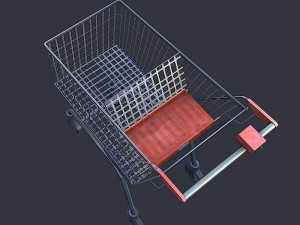hand cart Modello 3D