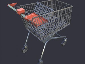 hand cart Modello 3D