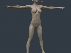 female base woman hi 3D-Modell