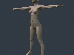 female base woman hi 3D-Modell