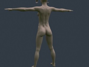 female base woman hi 3D-Modell