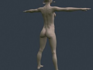 female base woman hi 3D-Modell