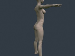 female base woman hi 3D-Modell
