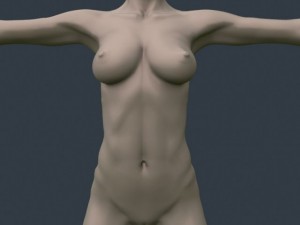 female base woman hi 3D-Modell