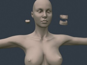 female base woman hi 3D-Modell