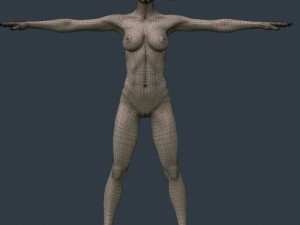 female base woman hi 3D-Modell