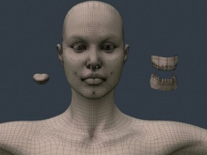 female base woman hi 3D-Modell