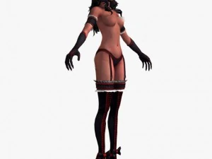 Pretty girl 1 3D Model