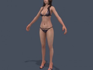 pretty girl 2 3D-Modell