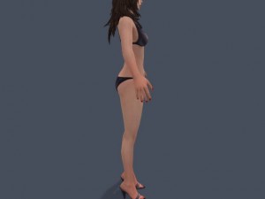 pretty girl 2 3D 模型