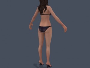 pretty girl 2 3D 模型