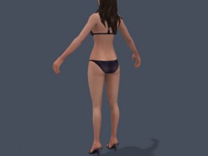 pretty girl 2 3D 模型