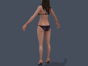 pretty girl 2 3D Model