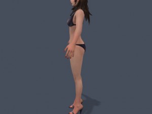 pretty girl 2 3D 模型
