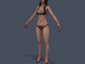 pretty girl 2 3D 模型
