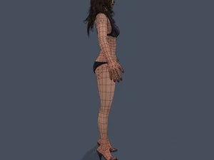 pretty girl 2 3D Model