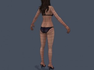 pretty girl 2 3D 模型