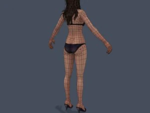 pretty girl 2 3D Model