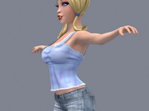 pretty girl 3 Modello 3D