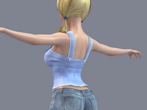 pretty girl 3 Modello 3D