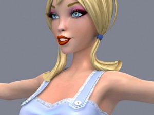 pretty girl 3 Modello 3D
