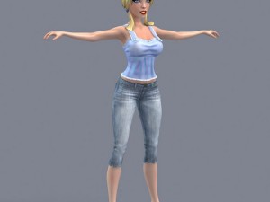 pretty girl 3 Modello 3D
