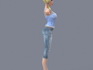 pretty girl 3 Modello 3D