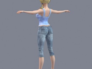 pretty girl 3 Modello 3D