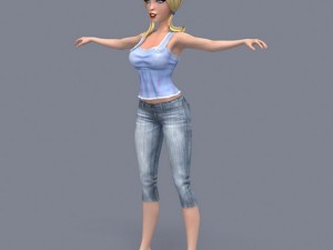 pretty girl 3 Modello 3D