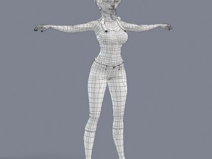 pretty girl 3 Modello 3D