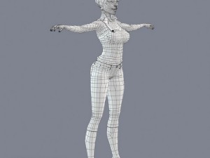 pretty girl 3 Modello 3D