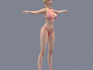 pretty girl 4 3D Model