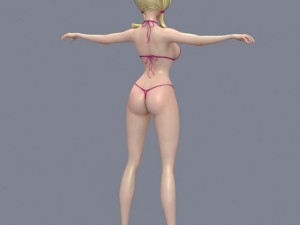 pretty girl 4 3D Model