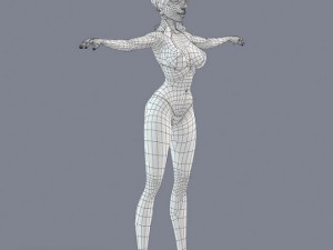 pretty girl 4 3D Model