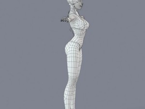 pretty girl 4 3D Model